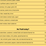 Thali Menu