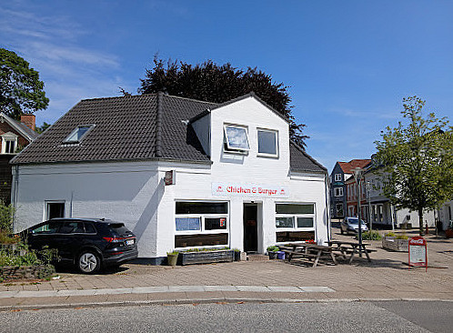 Chicken Burger Udenfor