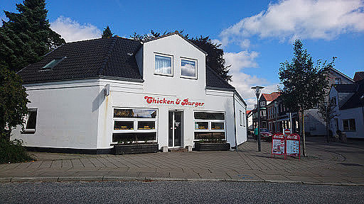 Chicken Burger Udenfor