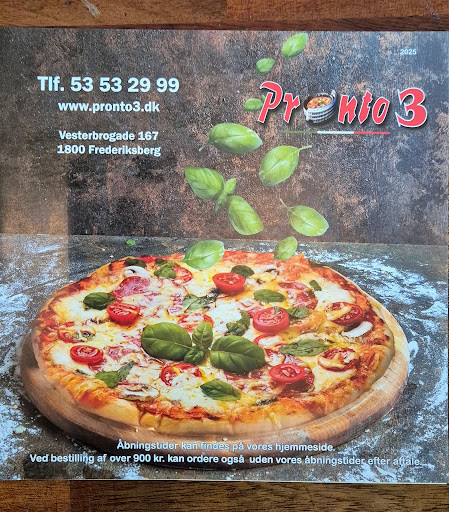 Pronto Pizzaria Iii Menu