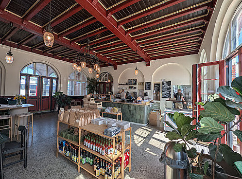 Humlebæk Hallens Cafe Udenfor