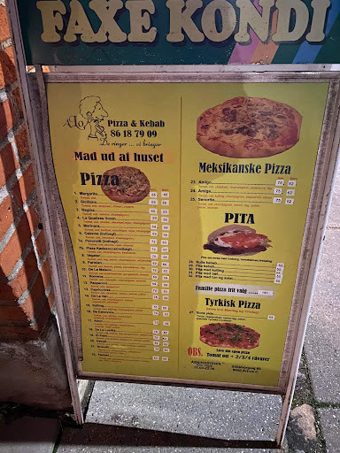 Alo Pizza Menu