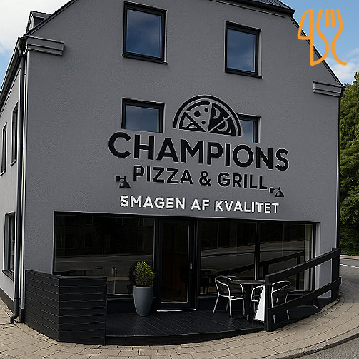 Champions Pizza Udenfor