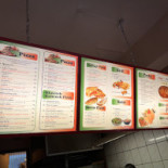 Evita Pizza Menu
