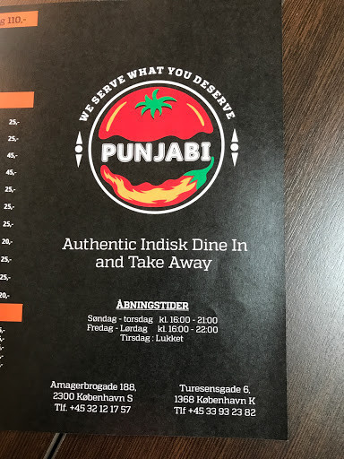 Punjabi Menu
