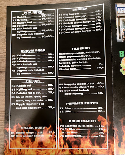 Kebab Huset Menu