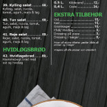 Sanas Pizzaria Menu