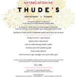 Thudes Og Vinbar Menu
