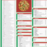 Bindslev Pizza Menu
