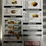 Emils Kebab Menu