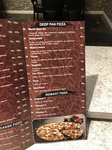 Hejls Pizza Menu