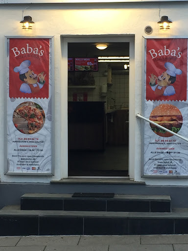 Baba's Pizza Menu