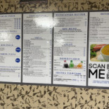 Mary's Pizza Menu