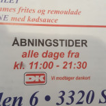 Skaevinge Pizzaria Grill Menu