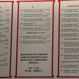 Mama Mia Pizza Menu