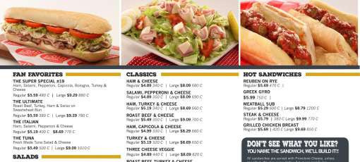 Il Teatro Menu