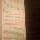 Umut's Pizza House Menu