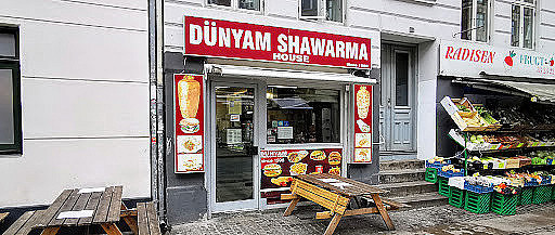 Duenyam Shawarma House Udenfor