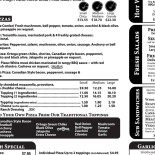 Halifax Menu