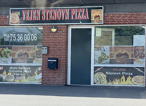 Vejen Stenovn S Pizza Udenfor
