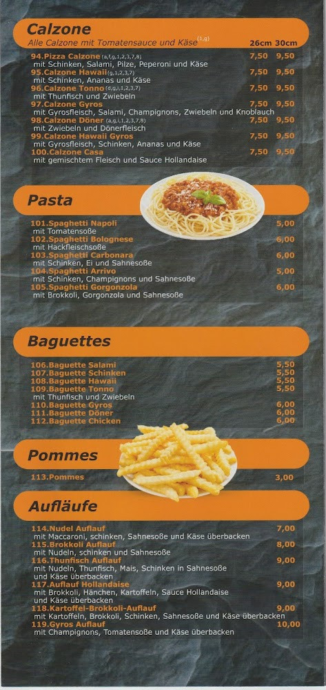 Kebab House Menu