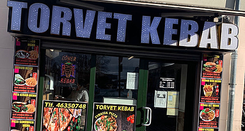 Torvet's Grill Kebab Udenfor