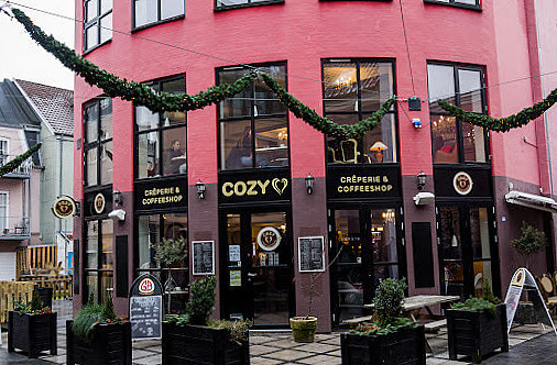 Cozy Coffeeshop Udenfor