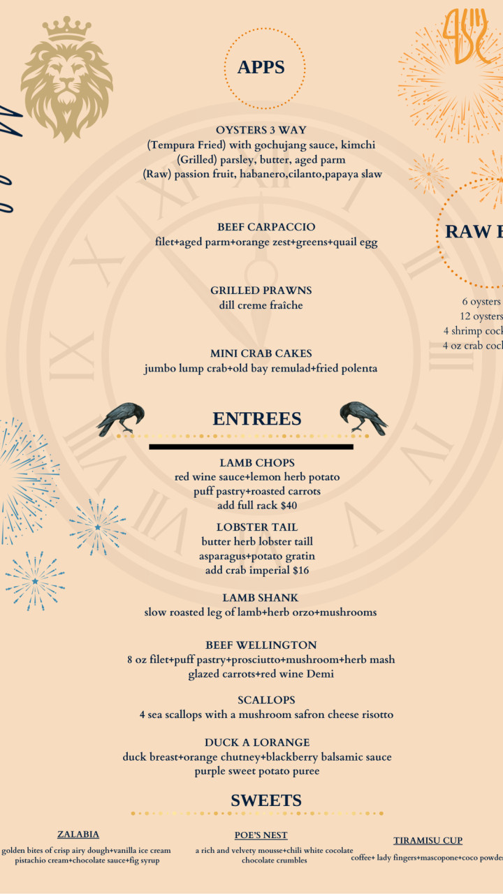 Læsø Marina Park Menu