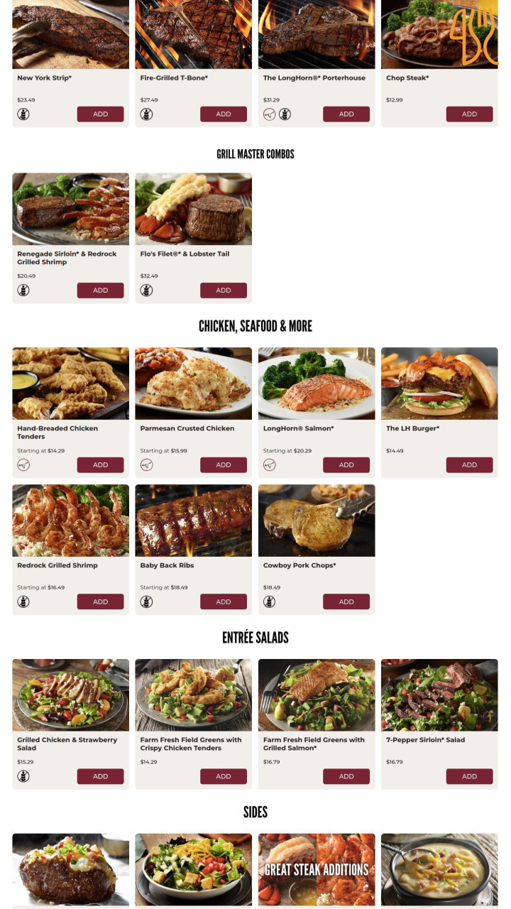 Amarone Menu