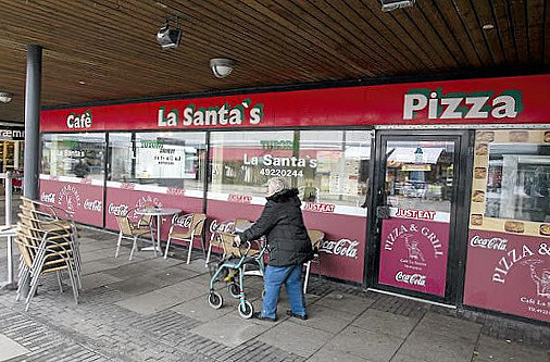 La Santas Pizzabar Udenfor