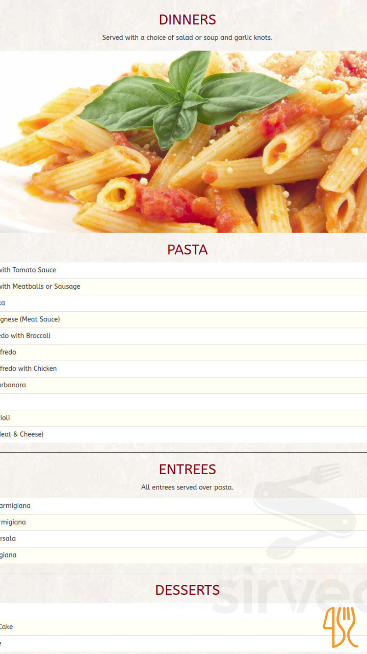 Rib House Menu