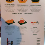Burger Shack Menu