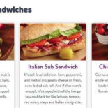 Bella Italia Menu