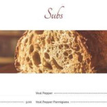 Rosso Pizzeria Menu
