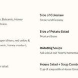 Bella Grill Menu