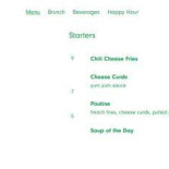 Phunky Menu
