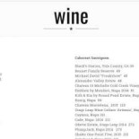 Wokshop Menu