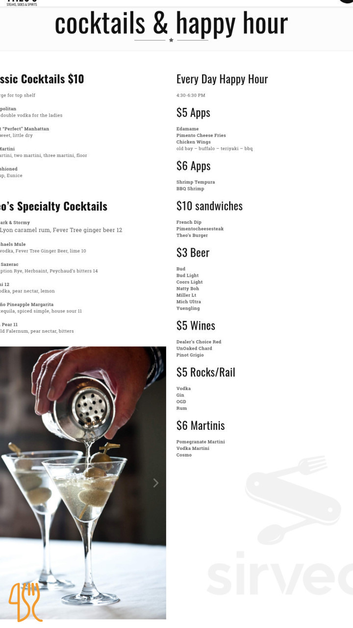 Wokshop Menu