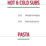 Stige Pizza Menu