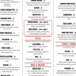 Strogets Spisehus Menu