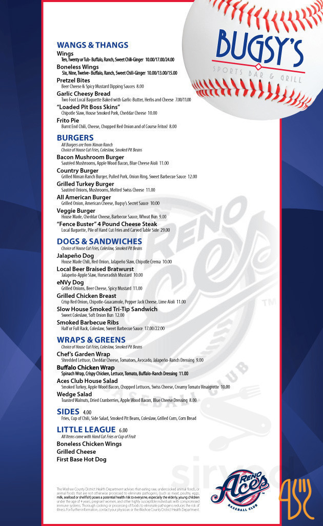 Dalle Valle Menu
