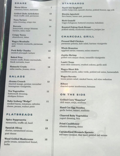 La Maschera Di Ferro Menu