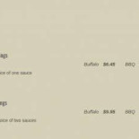 All Seasons Food Menu
