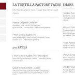 Scamorza Menu