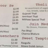 Fiskehuset Menu