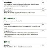 Torvet Menu