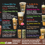 Tivoli Food Hall Kung Fu Menu