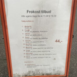 Washington Teria Menu
