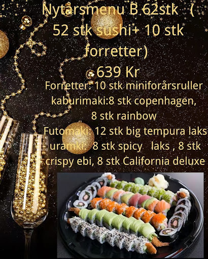 Shibuya Sushi Menu