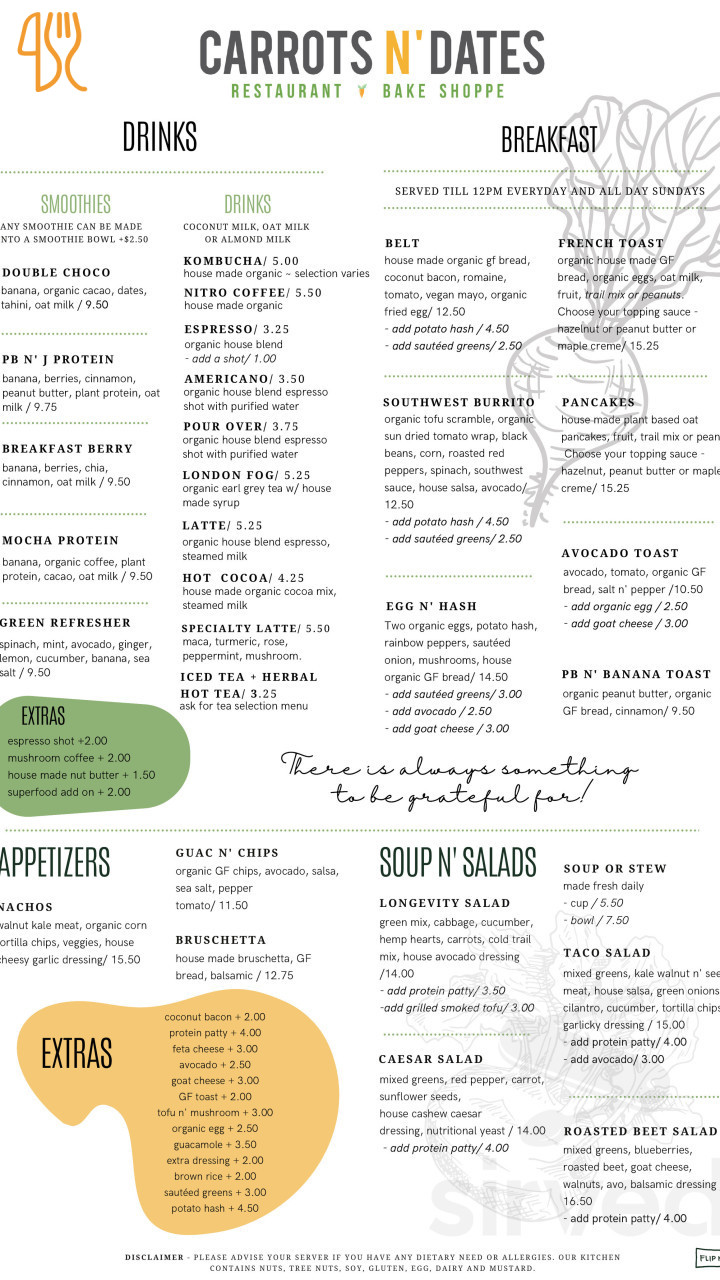 Tatami Sushi Menu